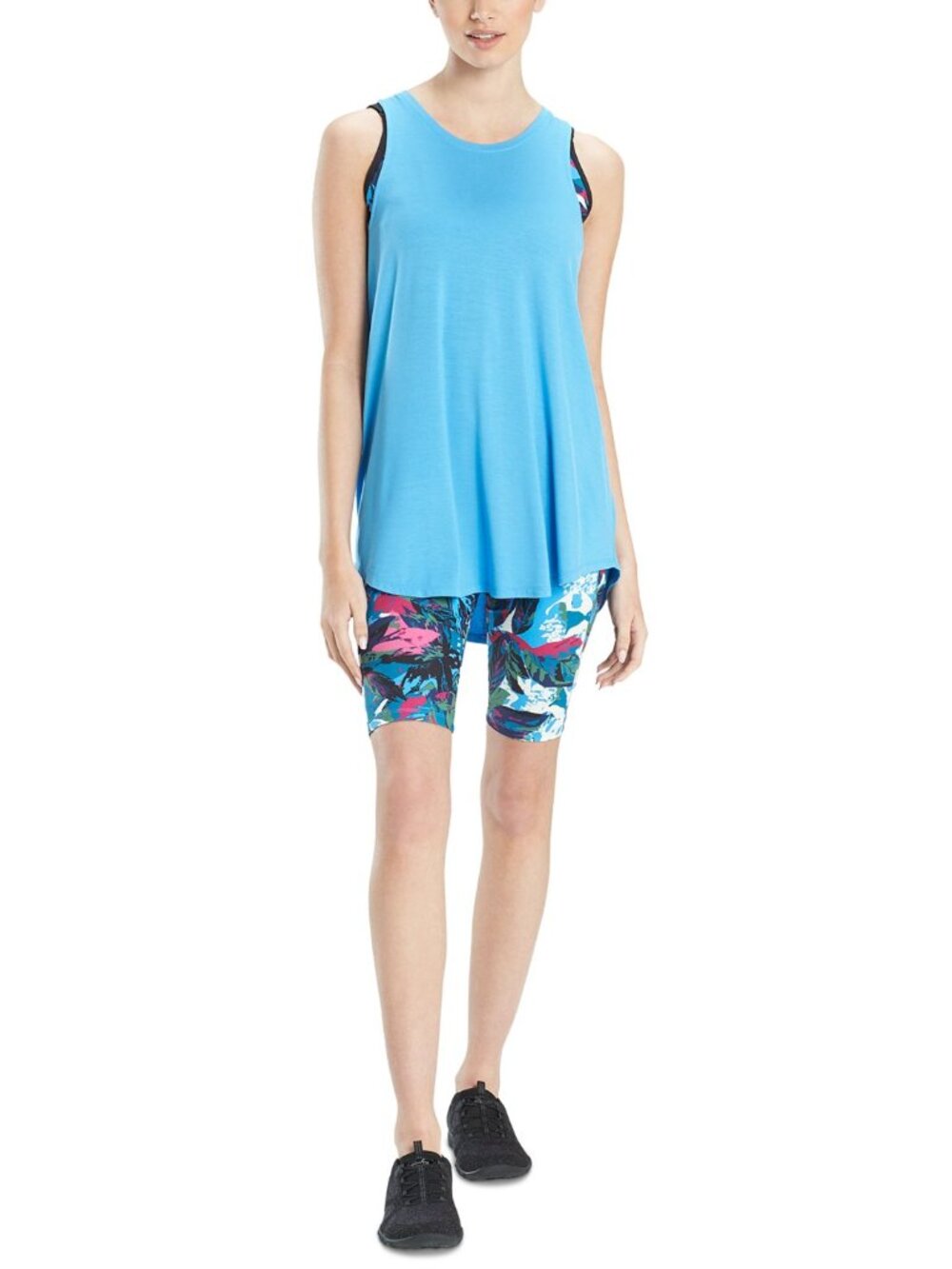 Josie Natori Womens Active Layering Elements Tank Top